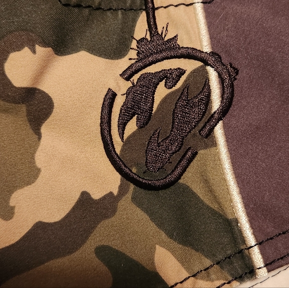 Billabong Swim Trunks Swim Shorts Camo Large - Picture 4 of 5